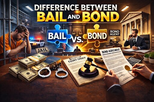 What is the Difference Between Bail vs Bond?