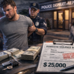 Bail bondsman explaining domestic violence bail bond conditions to a client in Las Vegas